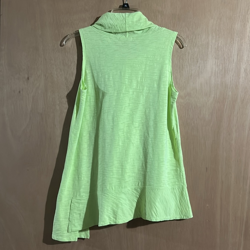 Habitat Bright Green Cowl Neck Tank Top - Picture 5 of 6